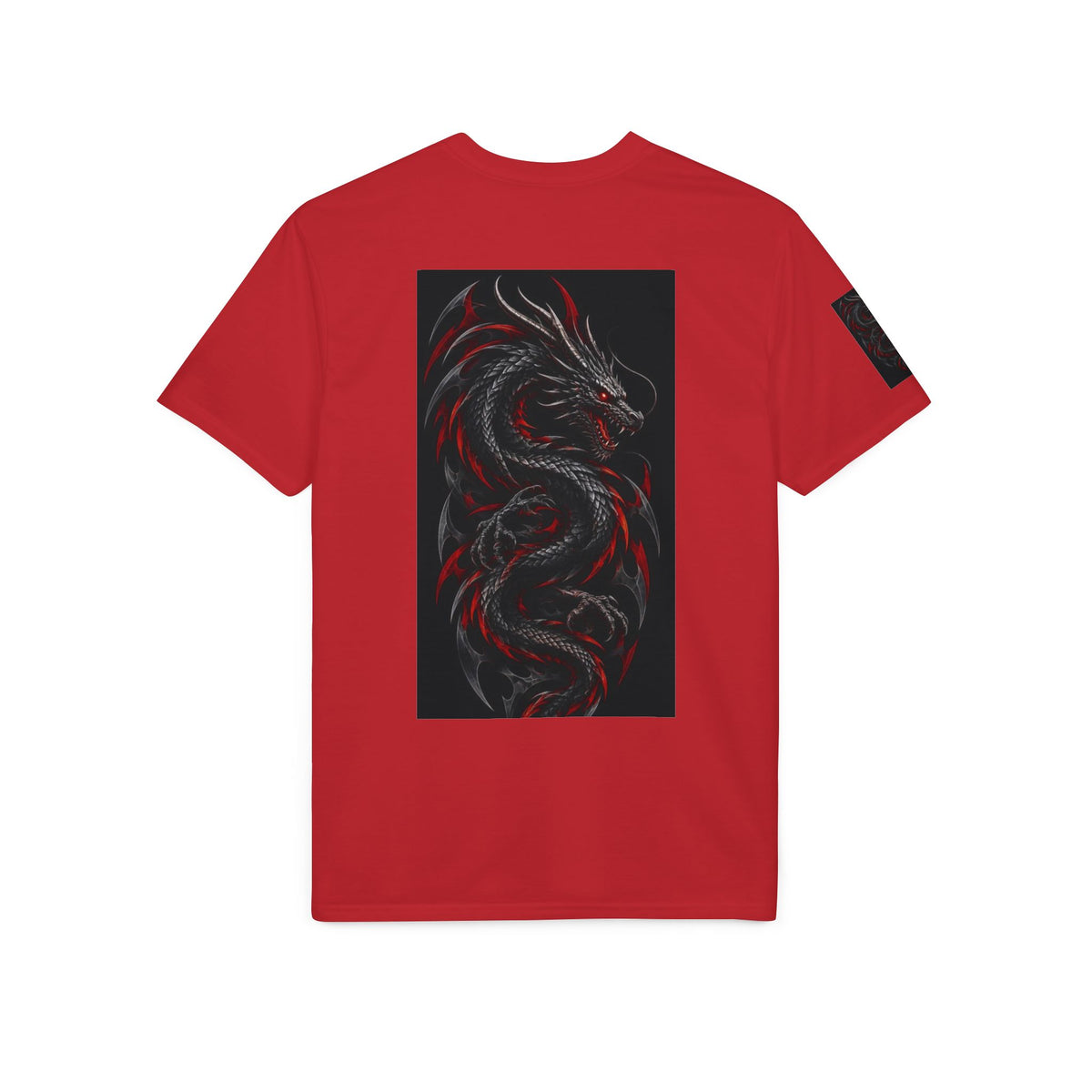 T-Shirt Graphique Dragon Noir & Rouge – Alexxe.Vixen