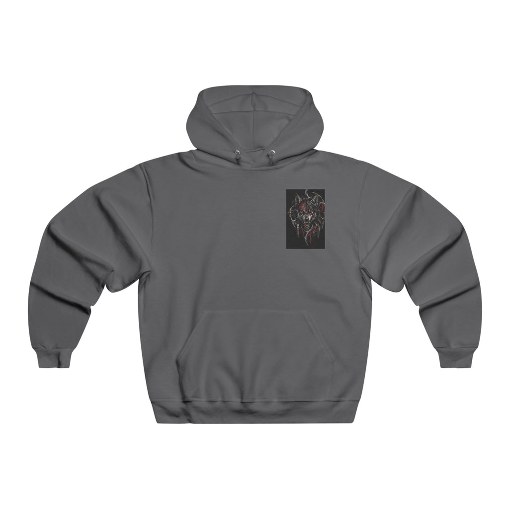 Hoodie Loup Rugissant Noir & Rouge – Alexxe.Vixen