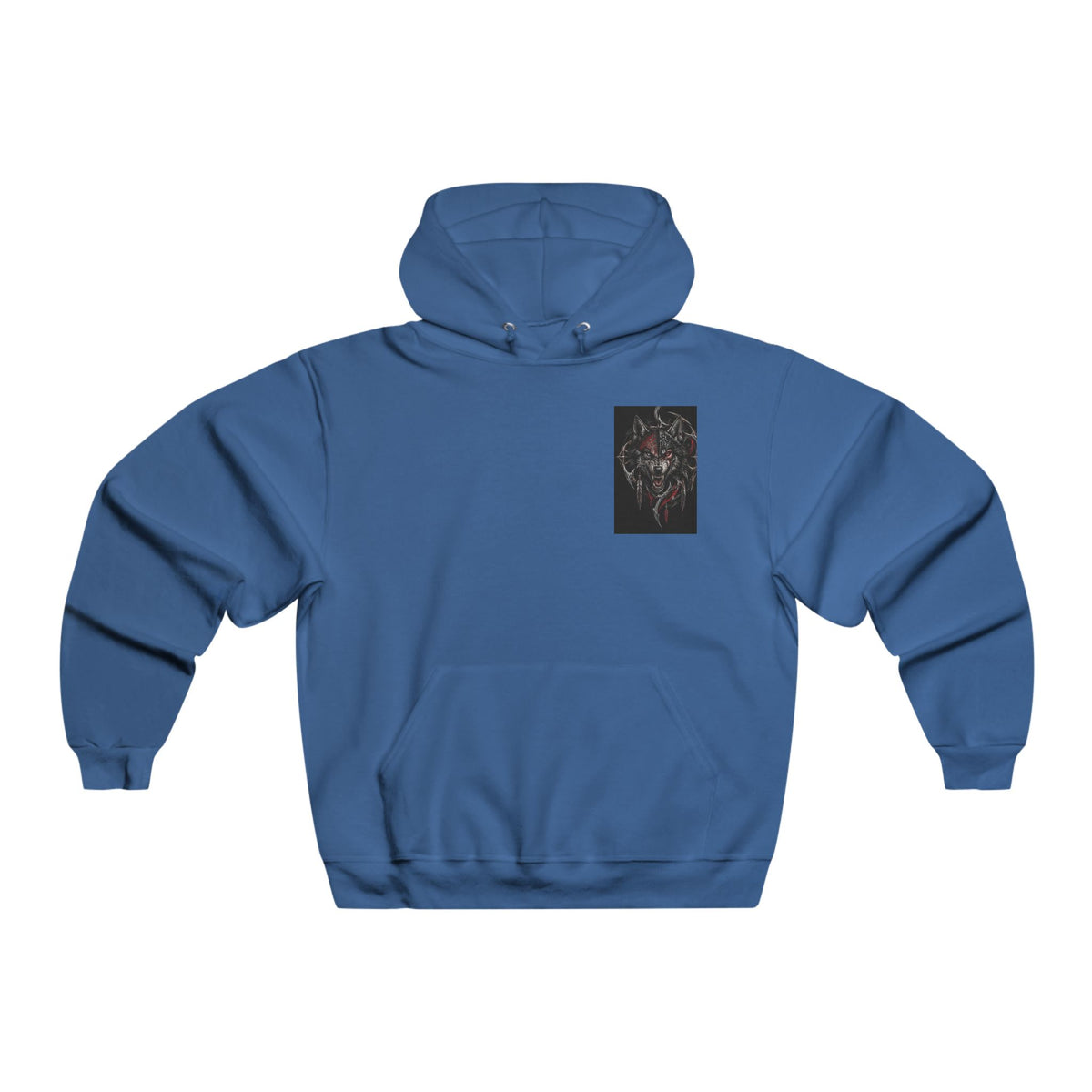 Hoodie Loup Rugissant Noir & Rouge – Alexxe.Vixen