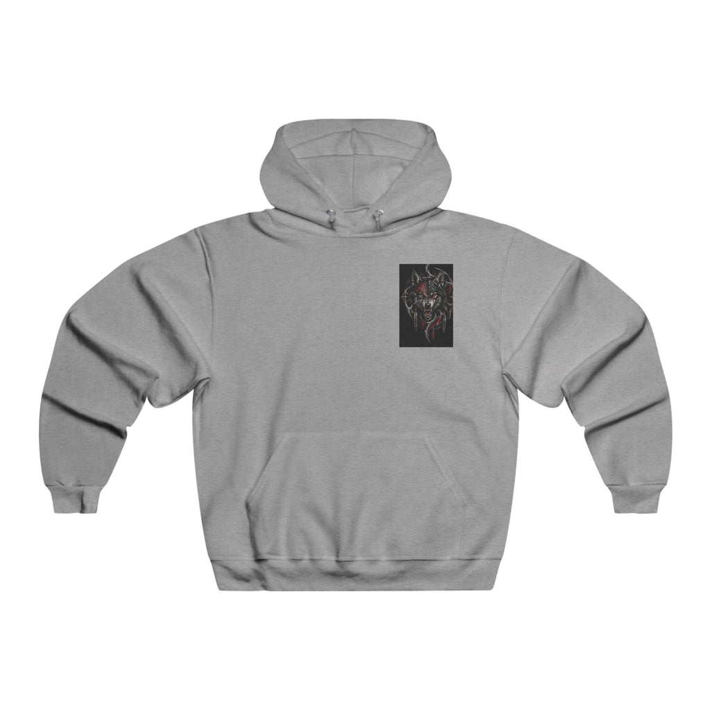 Hoodie Loup Rugissant Noir & Rouge – Alexxe.Vixen