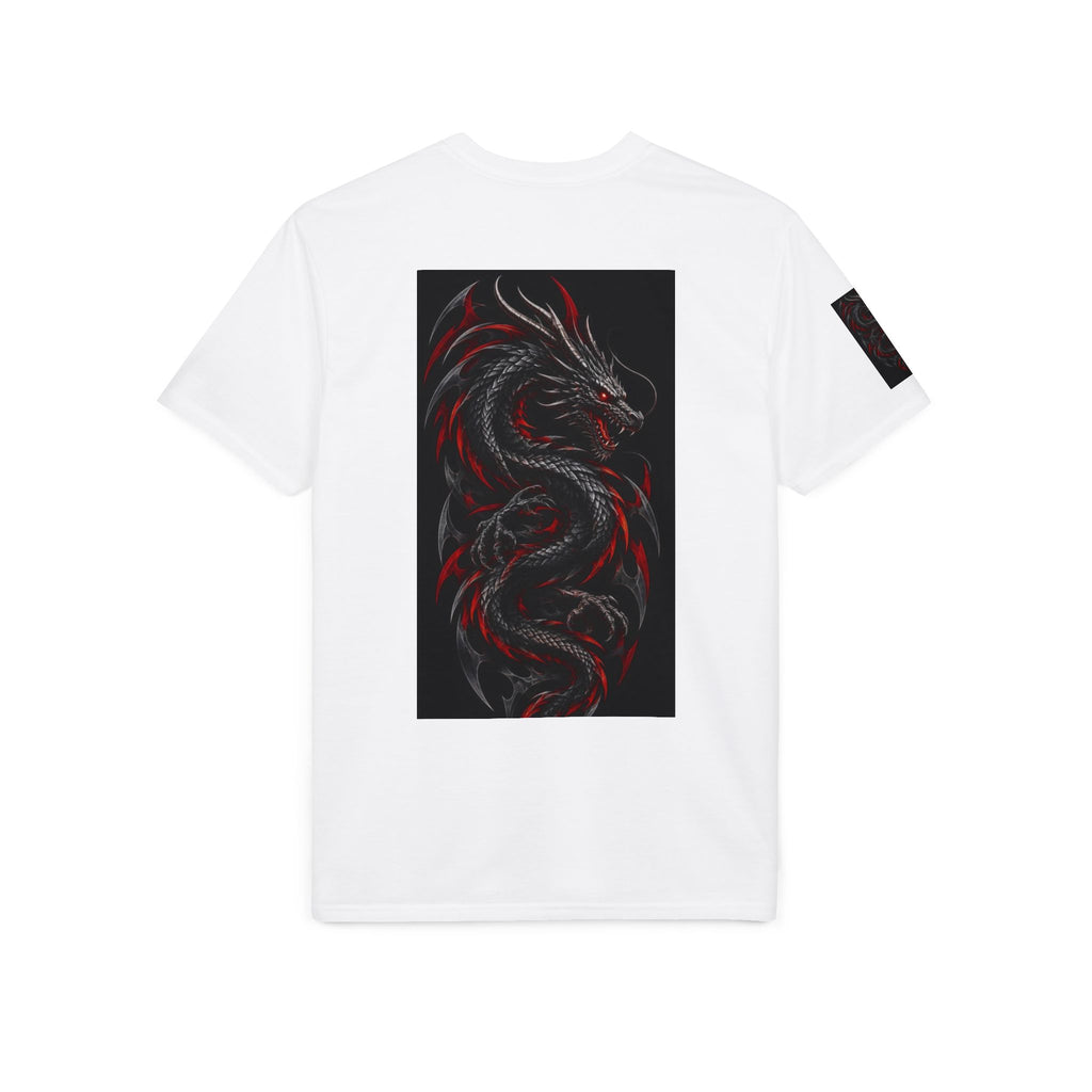 T-Shirt Graphique Dragon Noir & Rouge – Alexxe.Vixen
